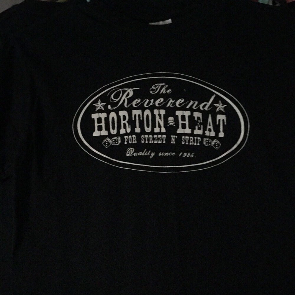 Reverend Horton Heat rockabilly tee